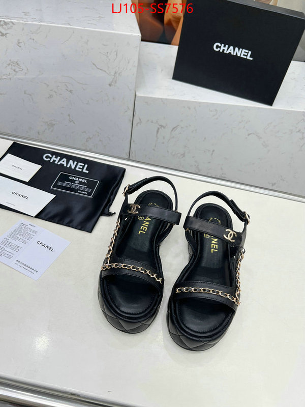 Women Shoes-Chanel we provide top cheap aaaaa ID: SS7576 $: 105USD