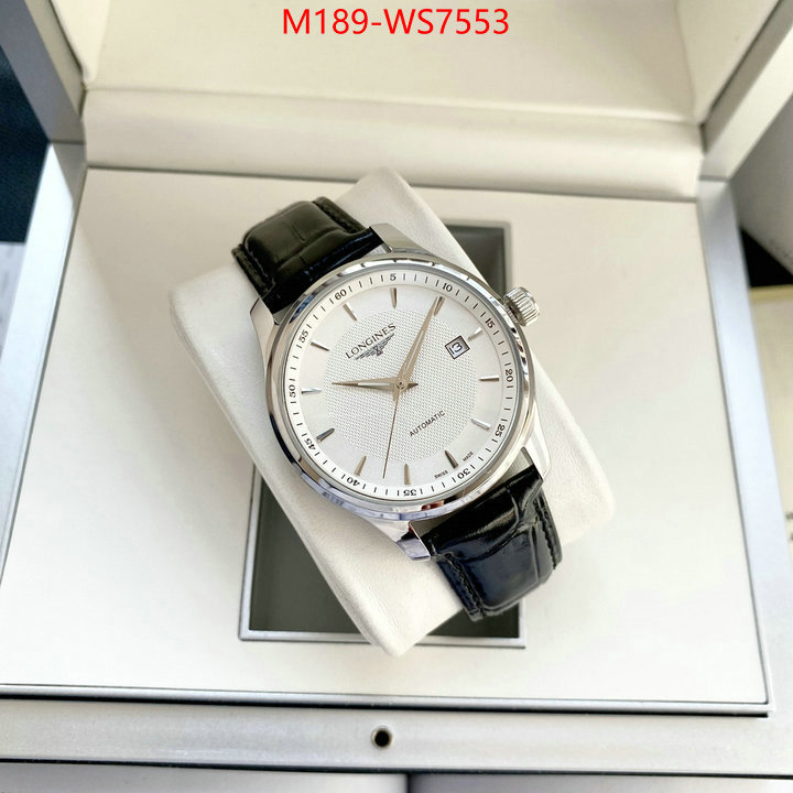 Watch(4A)-Longines 7 star replica ID: WS7553 $: 189USD