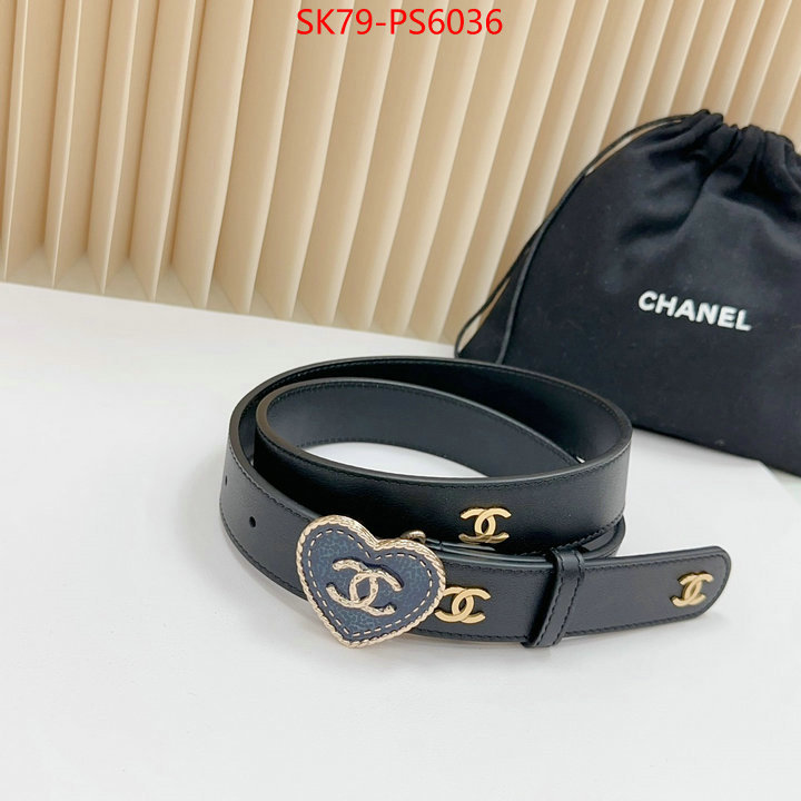 Belts-Chanel aaaaa+ replica designer ID: PS6036 $: 79USD