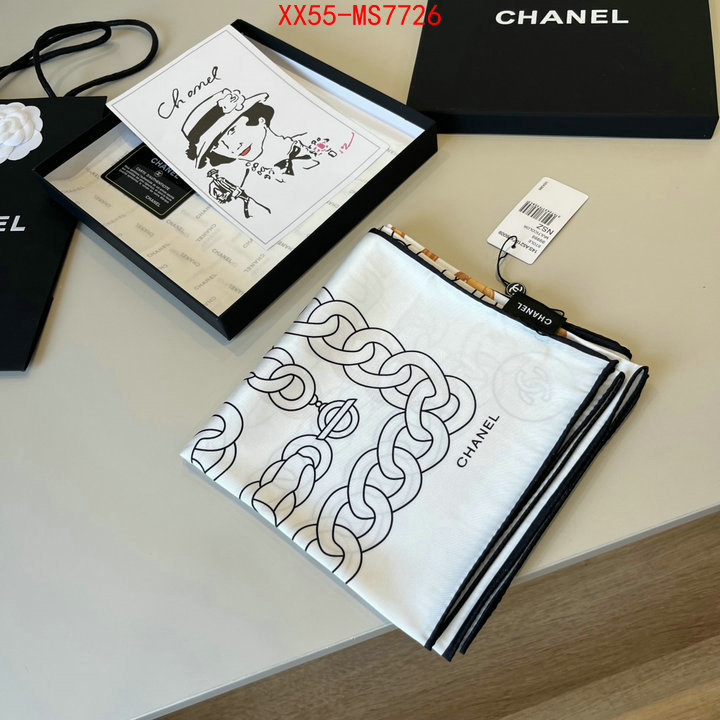 Scarf-Chanel what's the best to buy replica ID: MS7726 $: 55USD
