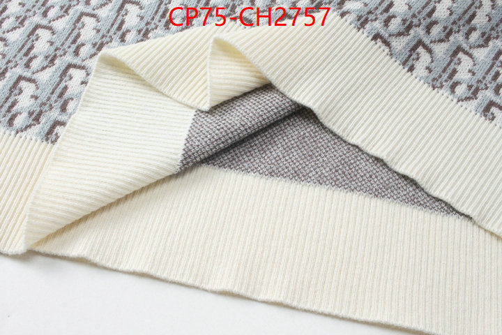 Clothing-Dior shop designer ID: CH2757 $: 75USD