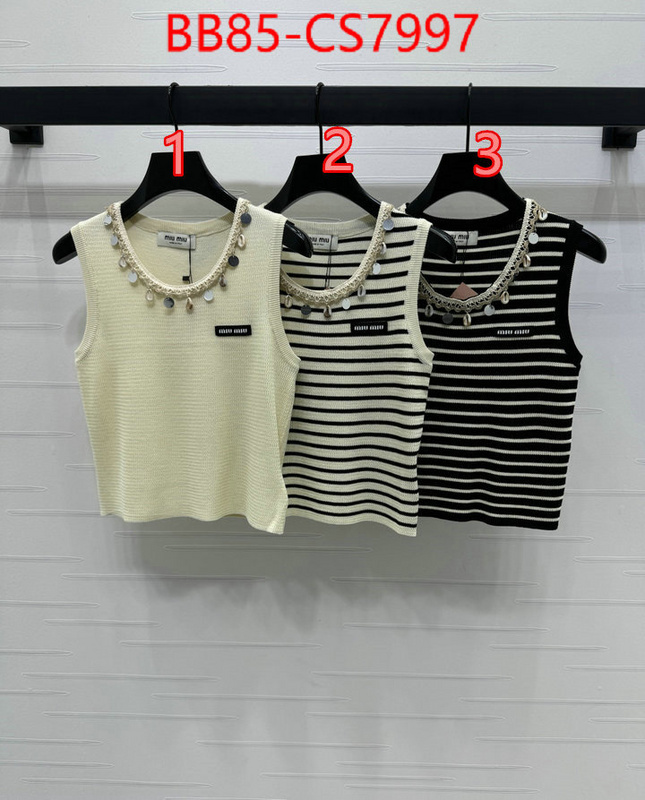 Clothing-MIU MIU sale outlet online ID: CS7997 $: 85USD