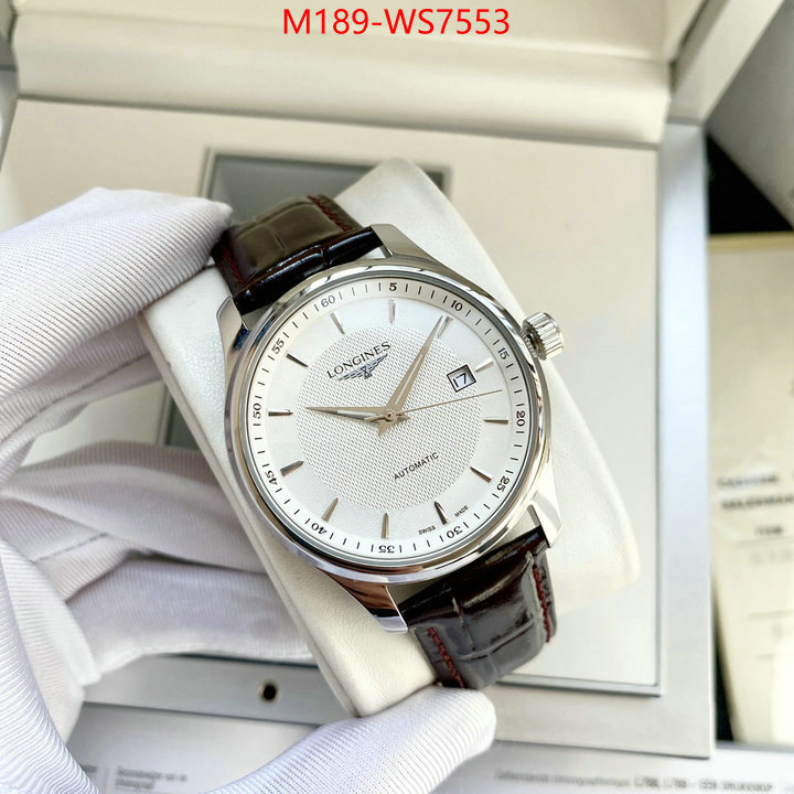 Watch(4A)-Longines 7 star replica ID: WS7553 $: 189USD