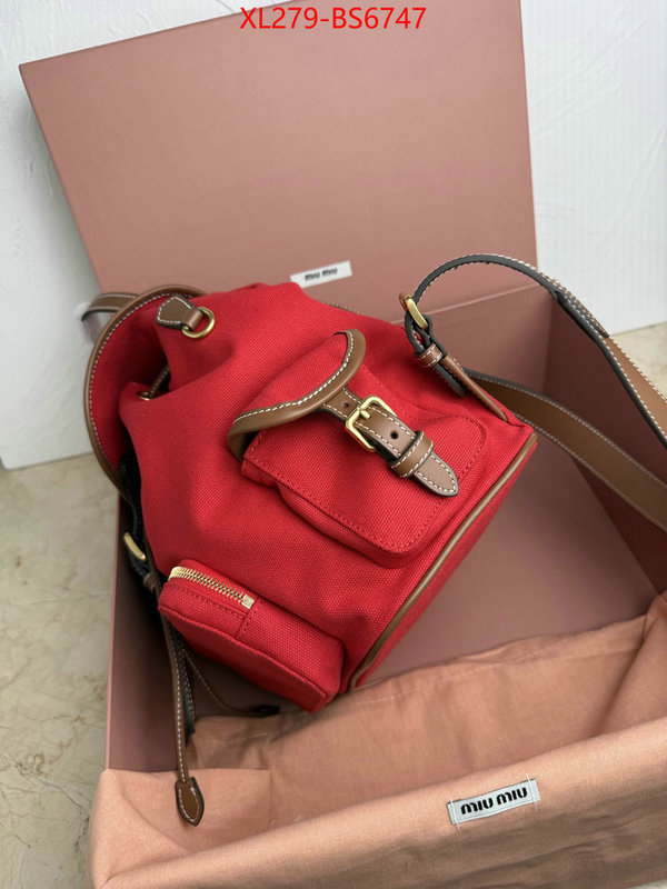 Miu Miu Bags(TOP)-Backpack- mirror copy luxury ID: BS6747 $: 279USD,