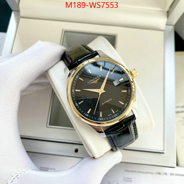 Watch(4A)-Longines 7 star replica ID: WS7553 $: 189USD