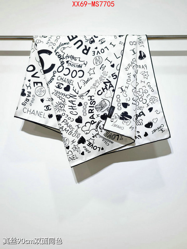 Scarf-Chanel styles & where to buy ID: MS7705 $: 69USD