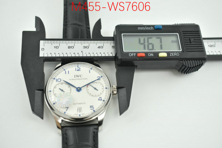 Watch(TOP)-IWC buy best high-quality ID: WS7606 $: 455USD