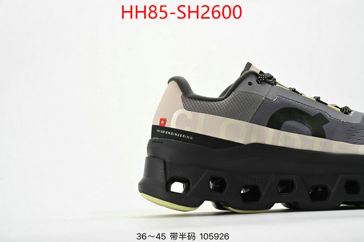 Men Shoes-On Running Cloudsurfer designer wholesale replica ID: SH2600 $: 85USD