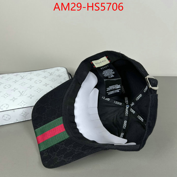 Cap(Hat)-Gucci wholesale sale ID: HS5706 $: 29USD