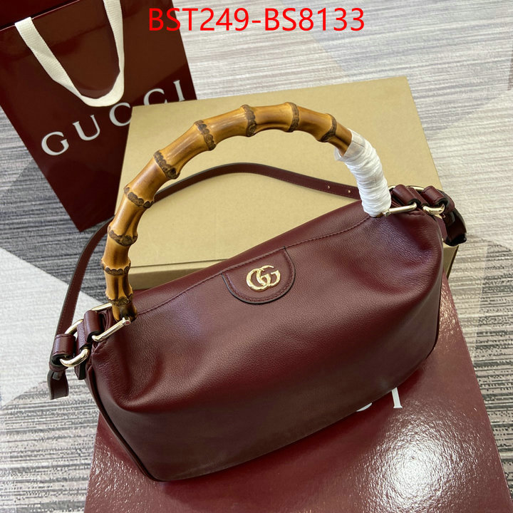 Gucci Bags(TOP)-Diana-Bamboo- top quality designer replica ID: BS8133 $: 249USD,
