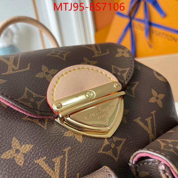 LV Bags(4A)-Backpack- customize the best replica ID: BS7106 $: 95USD,