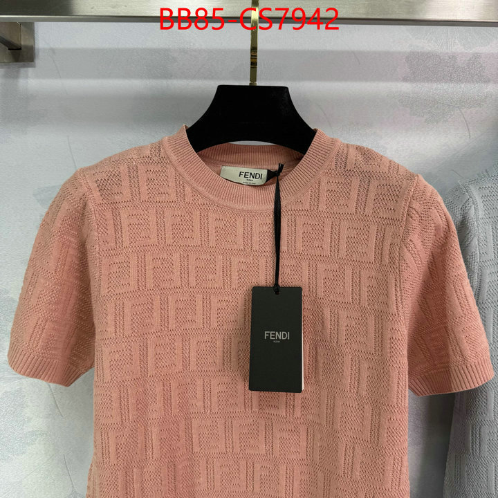 Clothing-Fendi website to buy replica ID: CS7942 $: 85USD