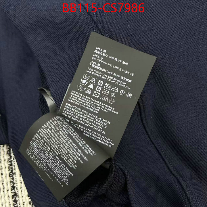 Clothing-MIU MIU buy cheap ID: CS7986 $: 115USD