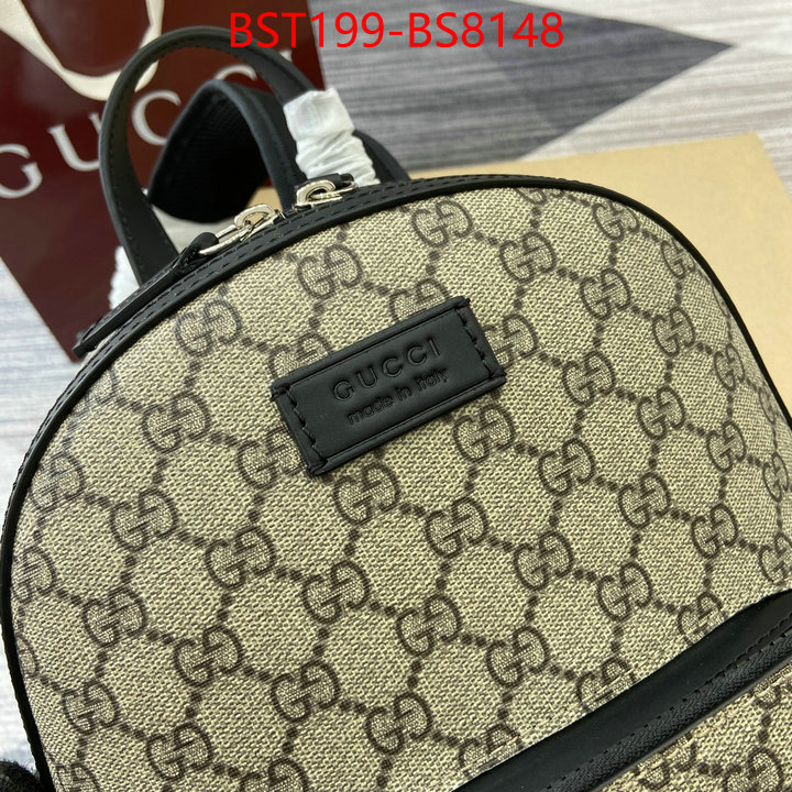 Gucci Bags(TOP)-Backpack- buy 1:1 ID: BS8148 $: 199USD,