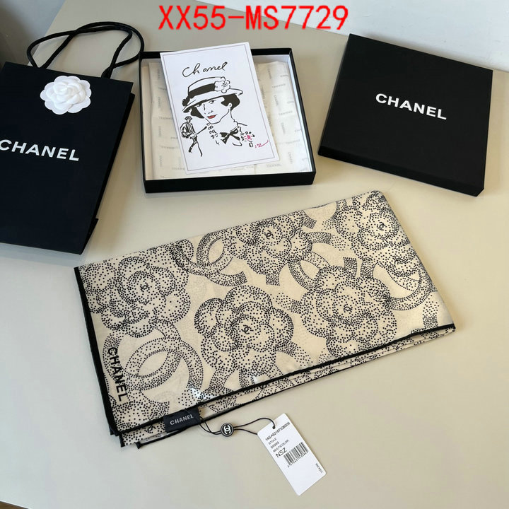 Scarf-Chanel top quality website ID: MS7729 $: 55USD