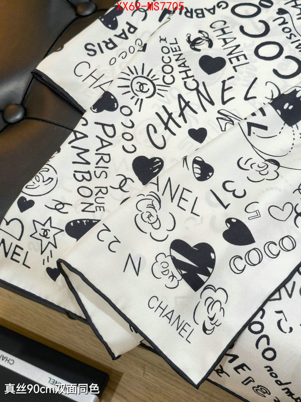 Scarf-Chanel styles & where to buy ID: MS7705 $: 69USD