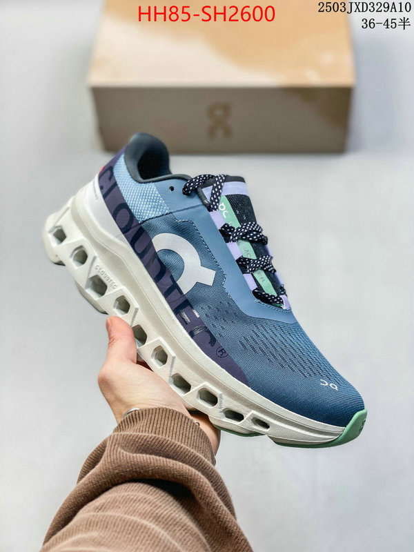 Men Shoes-On Running Cloudsurfer designer wholesale replica ID: SH2600 $: 85USD