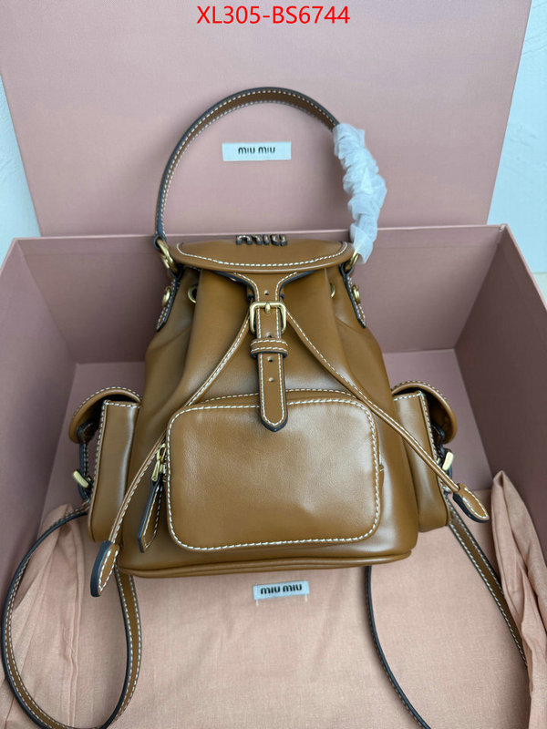 Miu Miu Bags(TOP)-Backpack- sell high quality ID: BS6744 $: 305USD,
