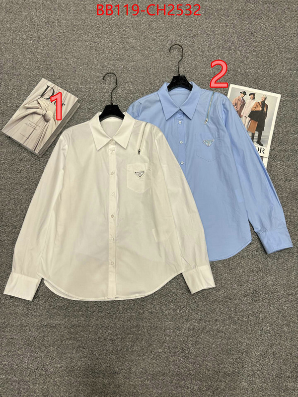 Clothing-Prada top sale ID: CH2532 $: 119USD