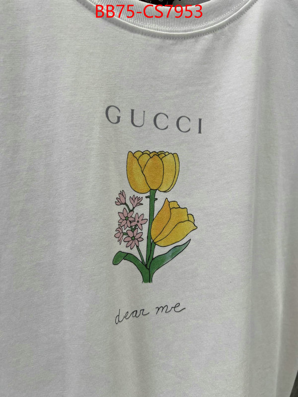 Clothing-Gucci cheap online best designer ID: CS7953 $: 75USD