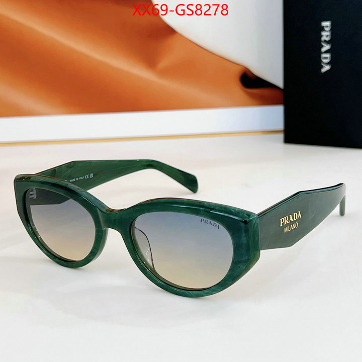 Glasses-Prada where can i buy the best quality ID: GS8278 $: 69USD