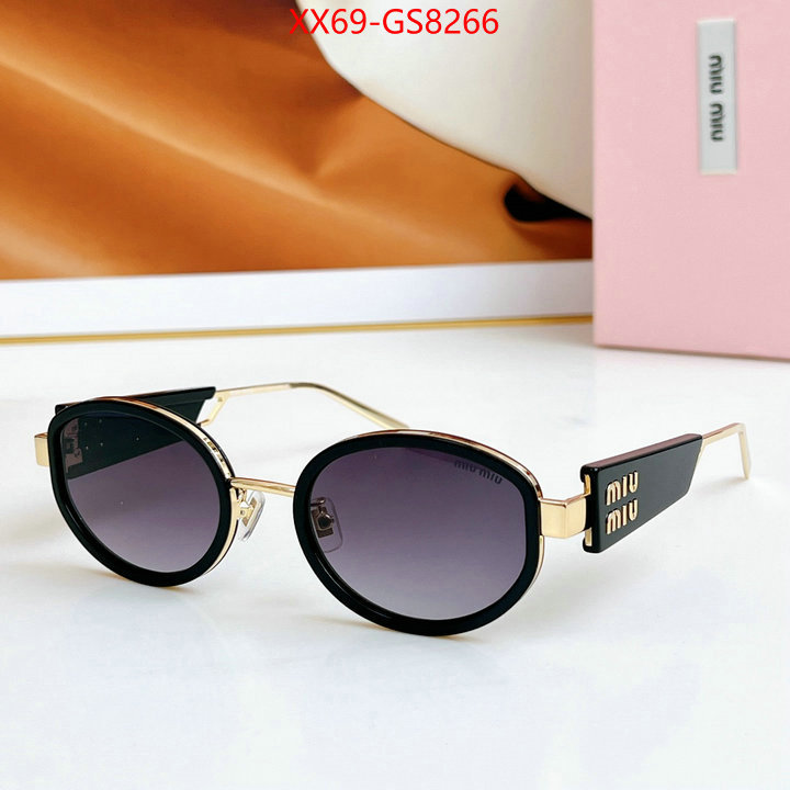 Glasses-Miu Miu designer fake ID: GS8266 $: 69USD