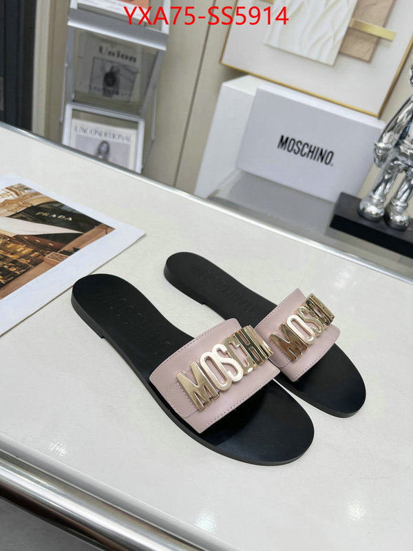 Women Shoes-MOSCHINO designer high replica ID: SS5914 $: 75USD