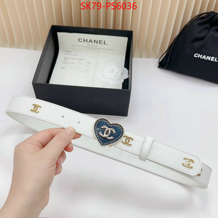 Belts-Chanel aaaaa+ replica designer ID: PS6036 $: 79USD