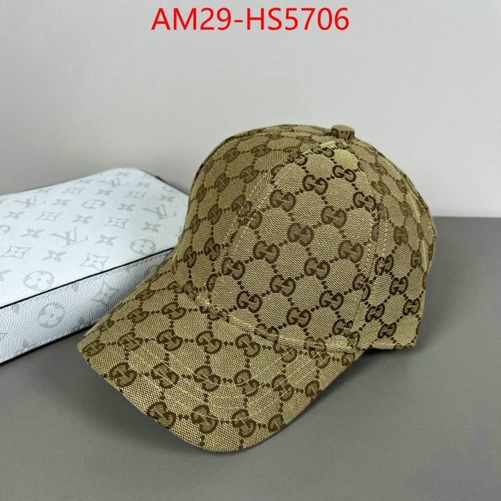 Cap(Hat)-Gucci wholesale sale ID: HS5706 $: 29USD