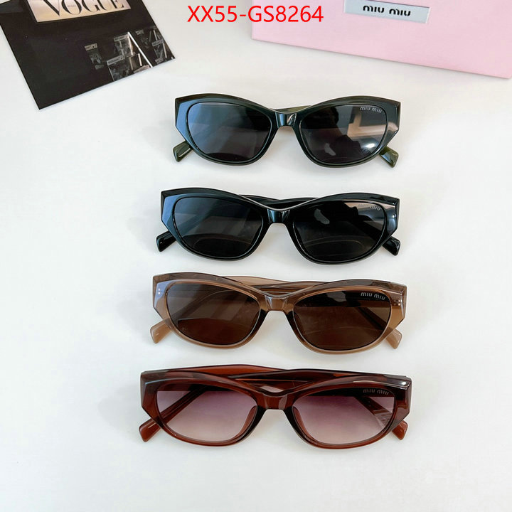 Glasses-Miu Miu we curate the best ID: GS8264 $: 55USD
