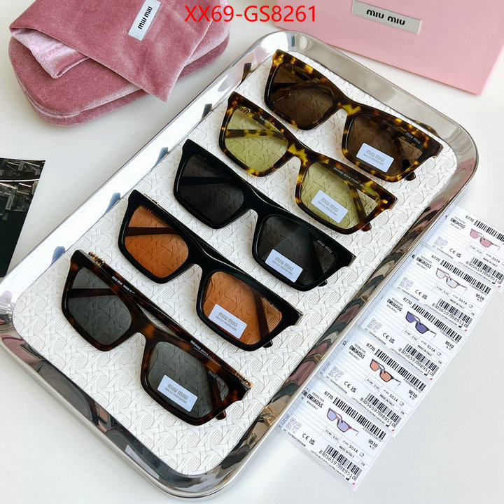 Glasses-Miu Miu best quality fake ID: GS8261 $: 69USD
