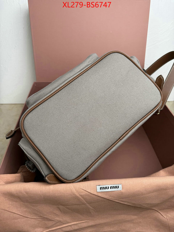 Miu Miu Bags(TOP)-Backpack- mirror copy luxury ID: BS6747 $: 279USD,