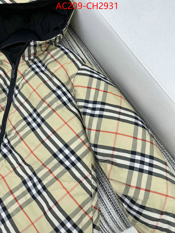 Down jacket Women-Burberry buy the best high quality replica ID: CH2931 $: 209USD