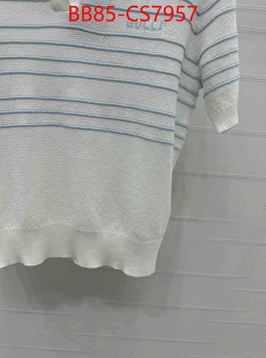 Clothing-Gucci replica best ID: CS7957 $: 85USD