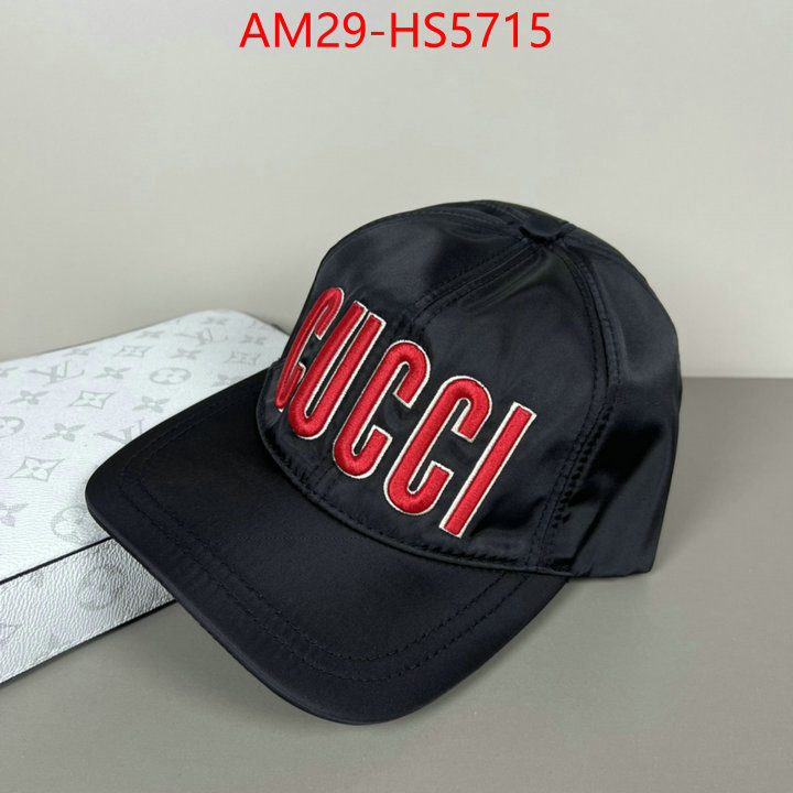 Cap(Hat)-Gucci designer fashion replica ID: HS5715 $: 29USD