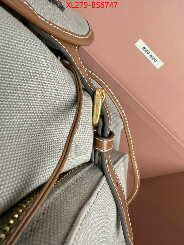 Miu Miu Bags(TOP)-Backpack- mirror copy luxury ID: BS6747 $: 279USD,