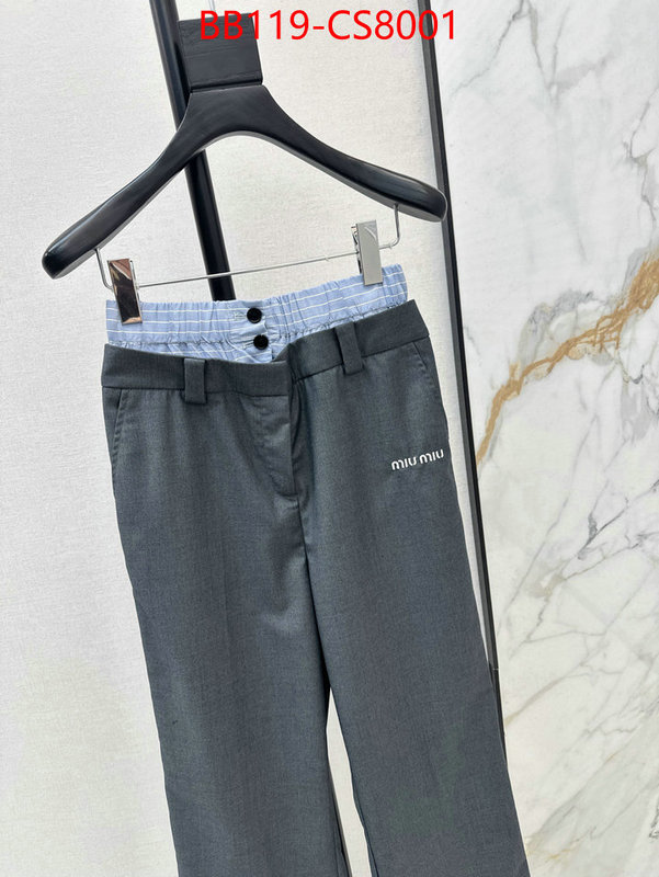 Clothing-MIU MIU wholesale imitation designer replicas ID: CS8001 $: 119USD