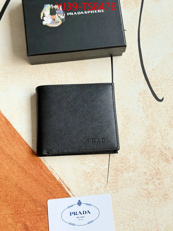 Prada Bags(4A)-Wallet found replica ID: TS8476 $: 39USD,