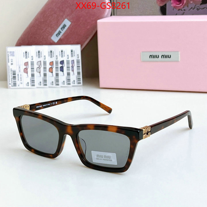 Glasses-Miu Miu best quality fake ID: GS8261 $: 69USD