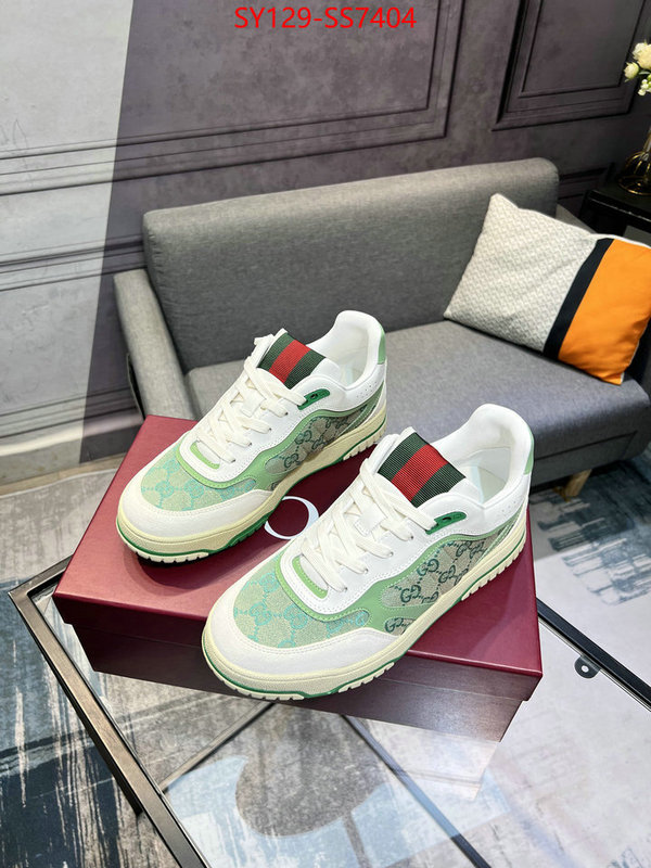 Men Shoes-Gucci what's the best to buy replica ID: SS7404 $: 129USD