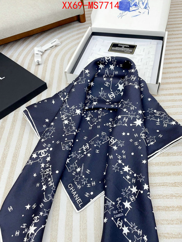 Scarf-Chanel shop ID: MS7714 $: 69USD