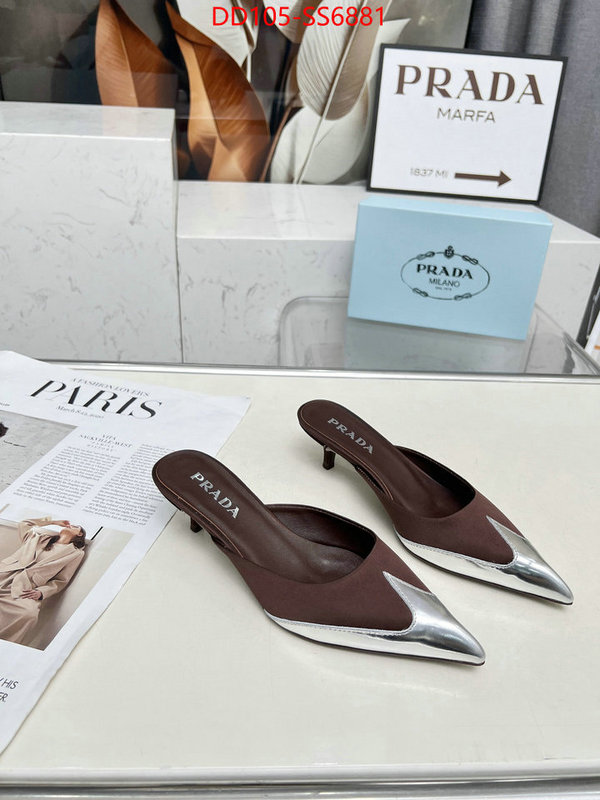 Women Shoes-Prada where can you buy a replica ID: SS6881 $: 105USD