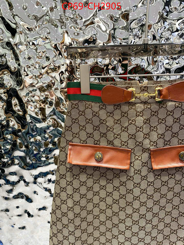 Clothing-Gucci new ID: CH2905 $: 69USD
