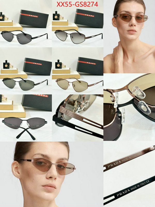 Glasses-Prada the quality replica ID: GS8274 $: 55USD