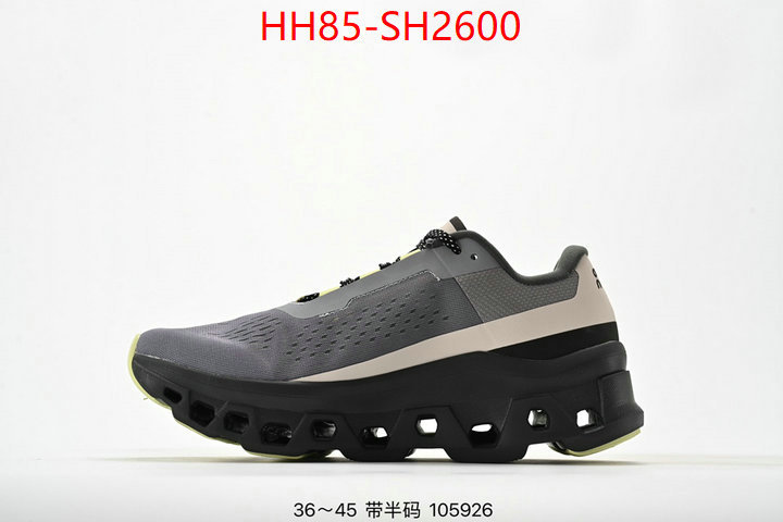 Men Shoes-On Running Cloudsurfer designer wholesale replica ID: SH2600 $: 85USD