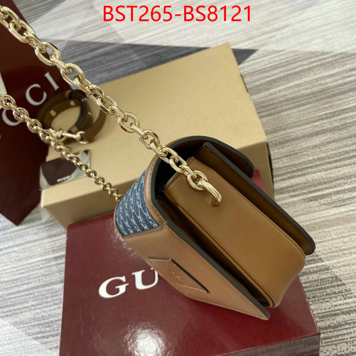 Gucci Bags(TOP)-Crossbody- top perfect fake ID: BS8121 $: 265USD,