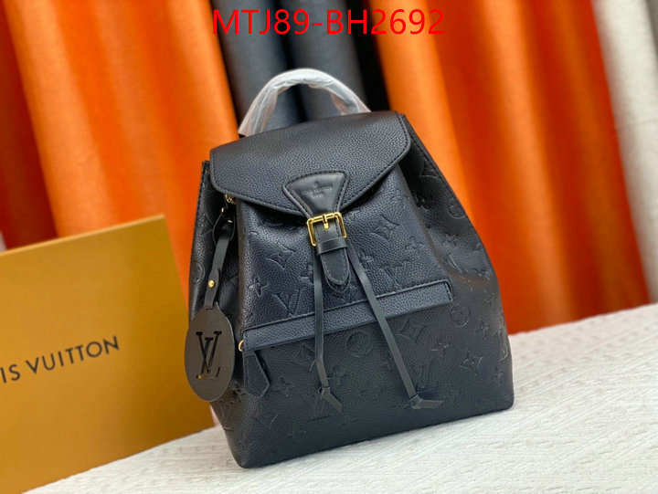 LV Bags(4A)-Backpack- the best affordable ID: BH2692 $: 89USD,