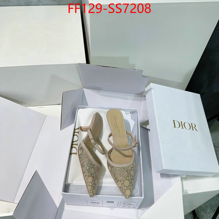 Women Shoes-Dior best luxury replica ID: SS7208 $: 129USD
