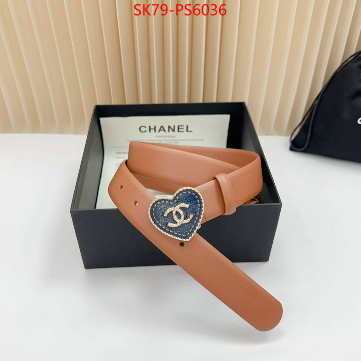 Belts-Chanel aaaaa+ replica designer ID: PS6036 $: 79USD