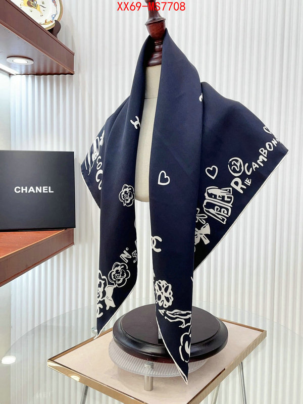 Scarf-Chanel what's the best place to buy replica ID: MS7708 $: 69USD